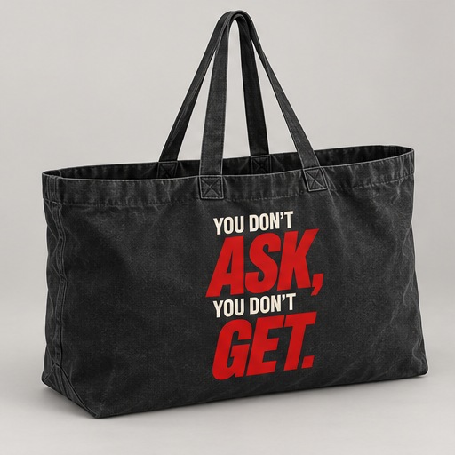 The big plans bag — Torba oversize · bawełna z recyklingu · 36 l