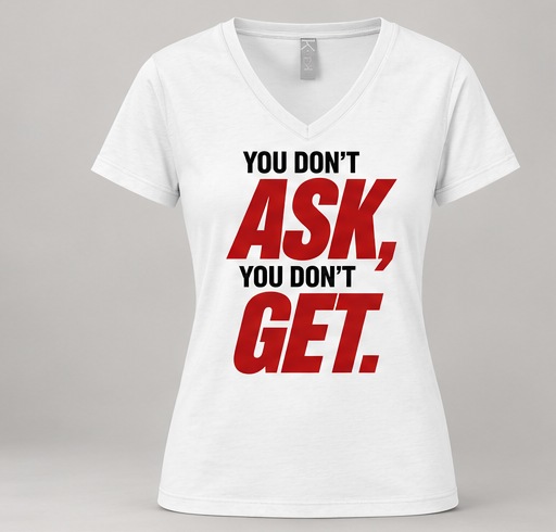 Her V-neck — Koszulka damska · dekolt w serek